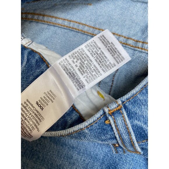 Mother Sz 23 Denim Maxi Jean Skirt blue Denim Classic Minimalist Preppy Boho - Picture 7 of 8